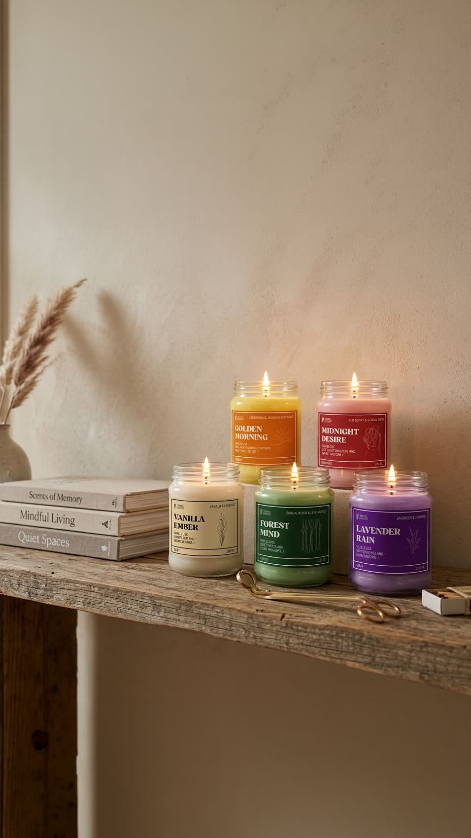MoodHabitat candle collection